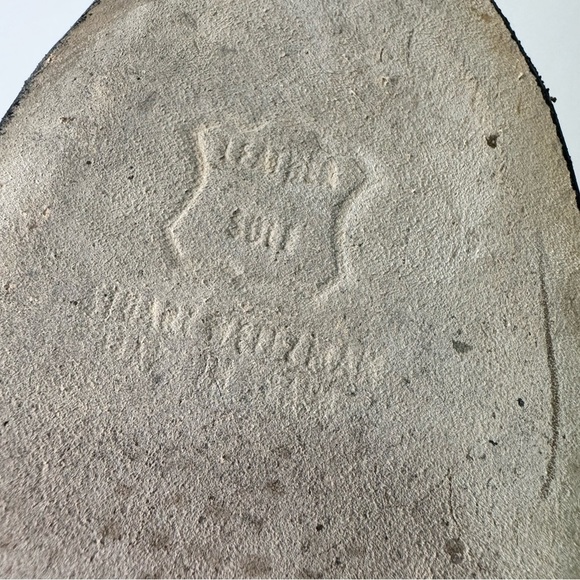 Stuart Weitzman Snake Print Tan Beige Leather Peep Toe Heels Size 8 - Picture 9 of 11